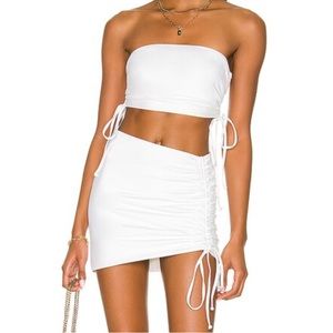 L Space X Tessa Brooks Isla Skirt White